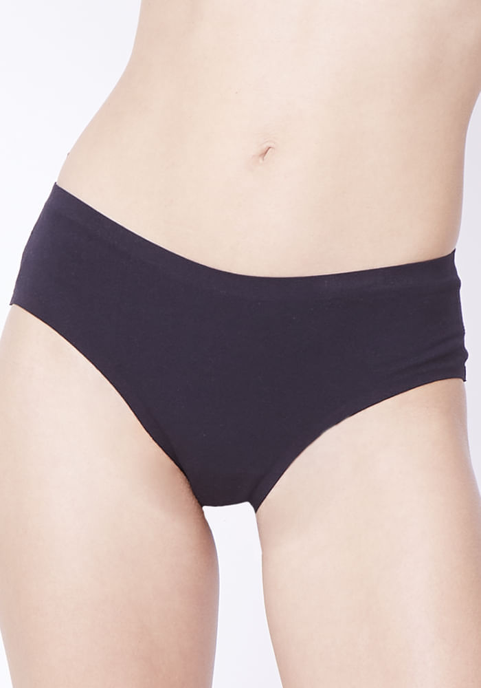 Pack 3 Pantaleta Algodón Elasticado Black