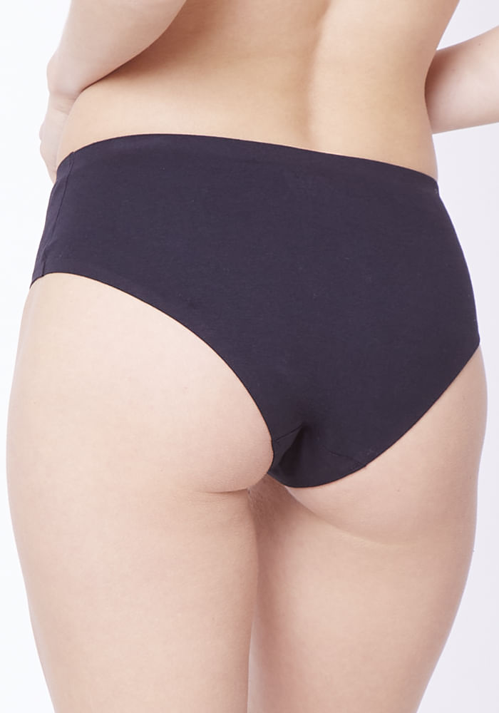 Pack 3 Pantaleta Algodón Elasticado Black