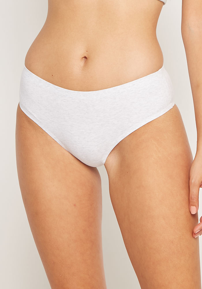 Pack 3 Culotte Algodón Elasticado Índigo Melange