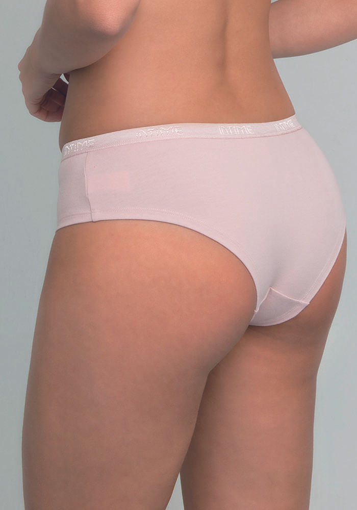 Pack 2 Pantaleta Algodón Elasticado Rosado