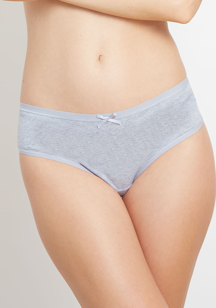 Pack 3 Culotte Algodón Elasticado Azul