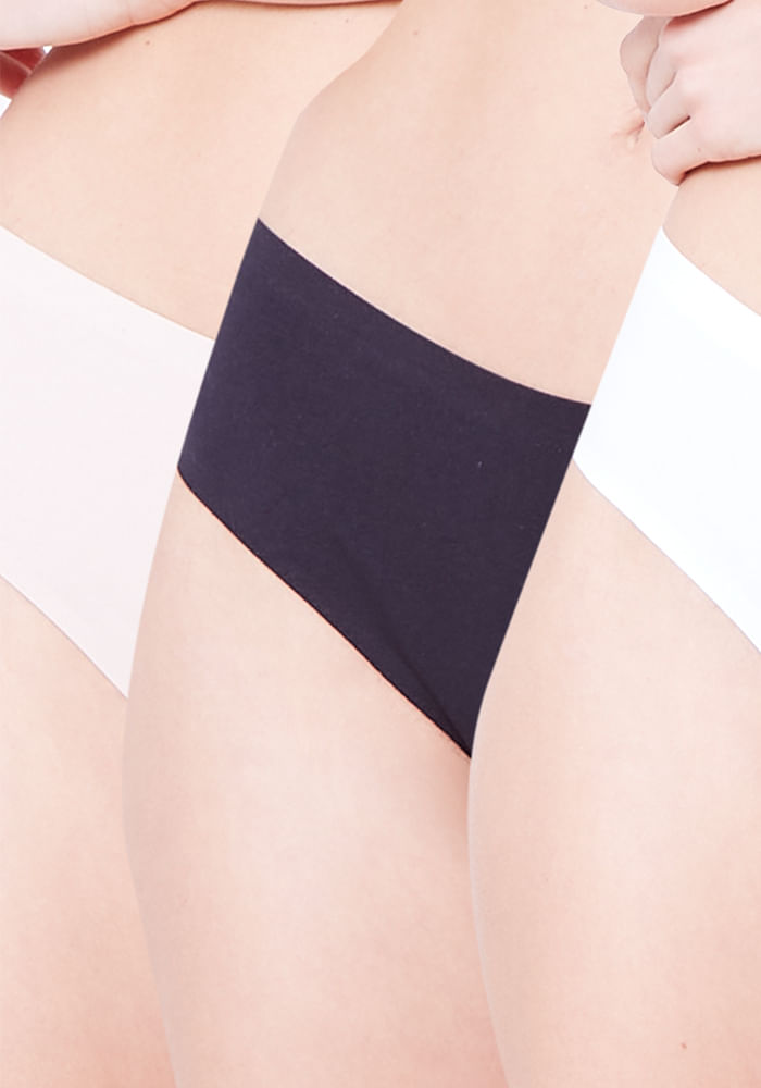 Pack 3 Culotte Algodón Elasticado Surtido