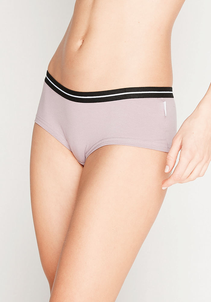 Pack 3 Pantaleta Algodón Elasticado Lila
