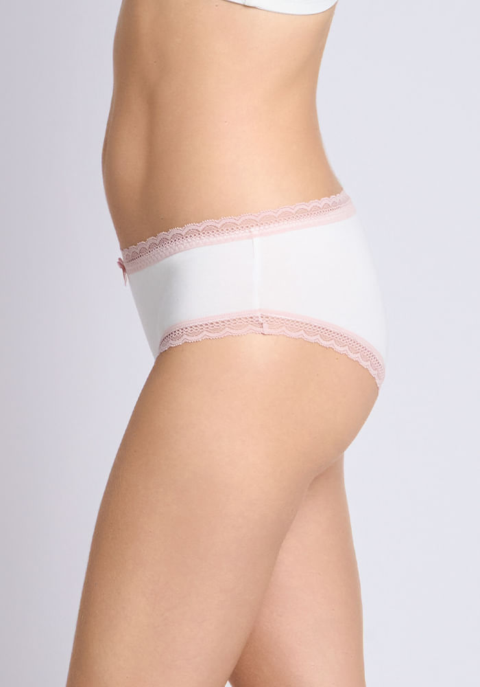 Pack 3 Pantaleta Algodón Rosado