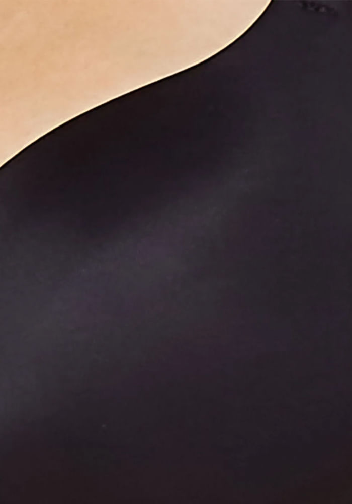Sostén Copa B con Soft Lateral Alto Microfibra Negro